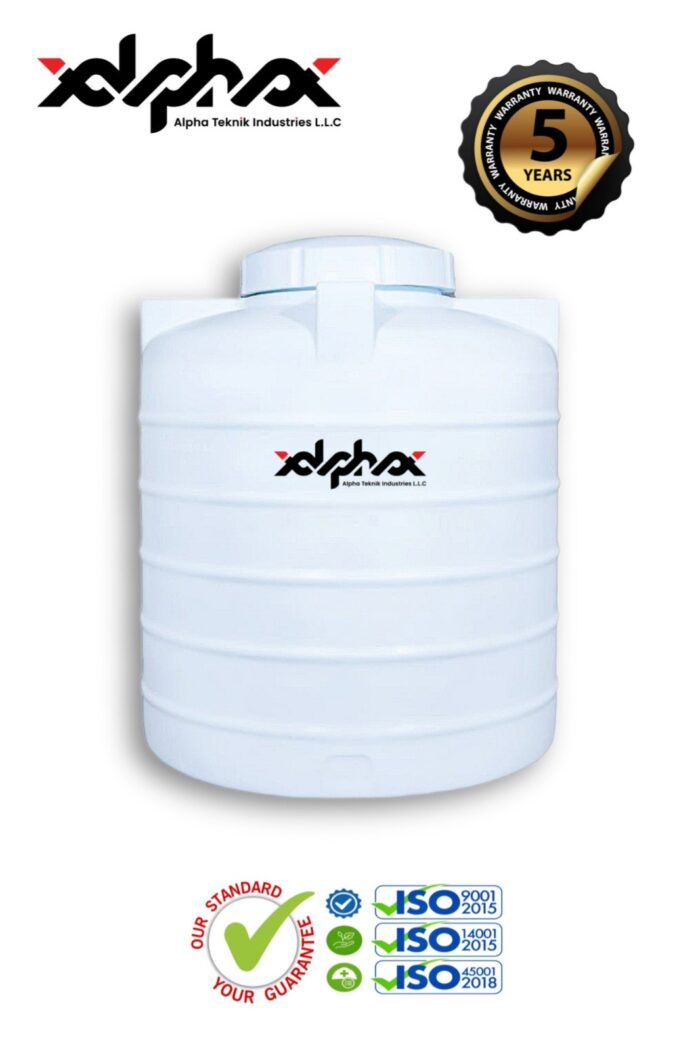 Plastic water tank 200 US Gallon vertical 3Layers
